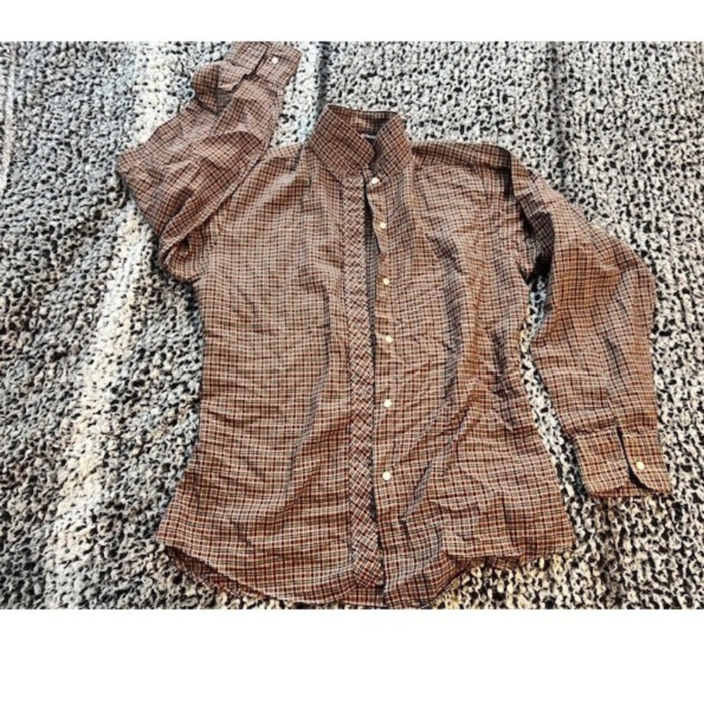 Women's‎ Country Stables Plaid Fitted Button Up Size 9/10